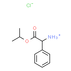 ChemSpider 2D Image | 2-Isopropoxy-2-oxo-1-phenylethanaminium chloride | C11H16ClNO2