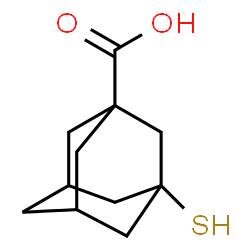 ChemSpider 2D Image | 3-Sulfanyl-1-adamantanecarboxylic acid | C11H16O2S