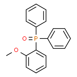 ChemSpider 2D Image | (2-Methoxyphenyl)(diphenyl)phosphine oxide | C19H17O2P