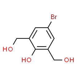 ChemSpider 2D Image | 4-Bromo-2,6-bis(hydroxymethyl)phenol | C8H9BrO3