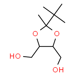 ChemSpider 2D Image | [2-Methyl-2-(2-methyl-2-propanyl)-1,3-dioxolane-4,5-diyl]dimethanol | C10H20O4