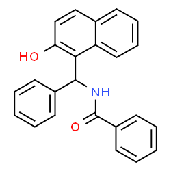 ChemSpider 2D Image | N-[(2-Hydroxy-1-naphthyl)(phenyl)methyl]benzamide | C24H19NO2