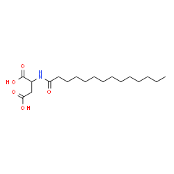 ChemSpider 2D Image | N-Tetradecanoylaspartic acid | C18H33NO5