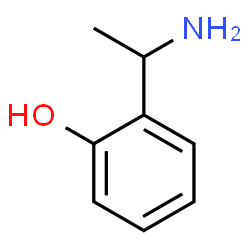 ChemSpider 2D Image | 2-(1-Aminoethyl)phenol | C8H11NO