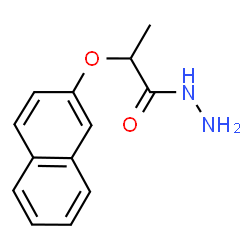 ChemSpider 2D Image | 2-(2-Naphthyloxy)propanehydrazide | C13H14N2O2
