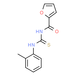 ChemSpider 2D Image | N-[(2-Methylphenyl)carbamothioyl]-2-furamide | C13H12N2O2S