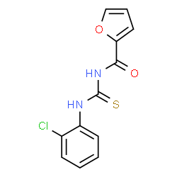 ChemSpider 2D Image | N-[(2-Chlorophenyl)carbamothioyl]-2-furamide | C12H9ClN2O2S