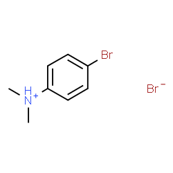 ChemSpider 2D Image | 4-Bromo-N,N-dimethylanilinium bromide | C8H11Br2N