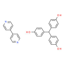 ChemSpider 2D Image | 4,4',4''-Methanetriyltriphenol - 4,4'-bipyridine (1:1) | C29H24N2O3