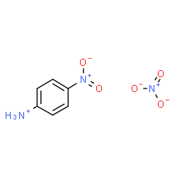 ChemSpider 2D Image | 4-Nitroanilinium nitrate | C6H7N3O5