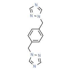 ChemSpider 2D Image | 1,1'-[1,4-Phenylenebis(methylene)]bis(1H-1,2,4-triazole) | C12H12N6