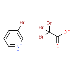 ChemSpider 2D Image | 3-Bromopyridinium tribromoacetate | C7H5Br4NO2