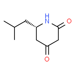 ChemSpider 2D Image | (6S)-6-Isobutyl-2,4-piperidinedione | C9H15NO2