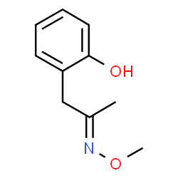 ChemSpider 2D Image | 2-[(2E)-2-(Methoxyimino)propyl]phenol | C10H13NO2