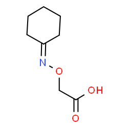 ChemSpider 2D Image | [(Cyclohexylideneamino)oxy]acetic acid | C8H13NO3