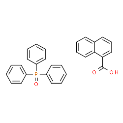 ChemSpider 2D Image | 1-Naphthoic acid - triphenylphosphine oxide (1:1) | C29H23O3P