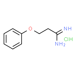 ChemSpider 2D Image | 3-Phenoxy-propionamidine HCl | C9H13ClN2O