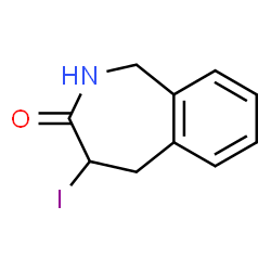 ChemSpider 2D Image | 4-Iodo-1,2,4,5-tetrahydrobenzo[c]azepin-3-one | C10H10INO