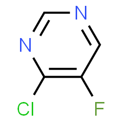 ChemSpider 2D Image | 4-Chloro-5-fluoropyrimidine | C4H2ClFN2
