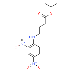 ChemSpider 2D Image | Isopropyl 4-[(2,4-dinitrophenyl)amino]butanoate | C13H17N3O6