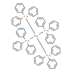 ChemSpider 2D Image | Tetrakis(triphenylphosphoranyl)palladium | C72H64P4Pd