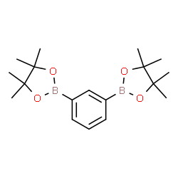 ChemSpider 2D Image | 1,3-Bis(4,4,5,5-tetramethyl-1,3,2-dioxaborolan-2-yl)benzene | C18H28B2O4