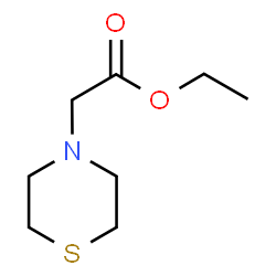 ChemSpider 2D Image | Ethyl 4-thiomorpholinylacetate | C8H15NO2S