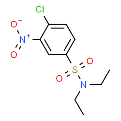 ChemSpider 2D Image | 4-Chloro-N,N-diethyl-3-nitrobenzenesulfonamide | C10H13ClN2O4S