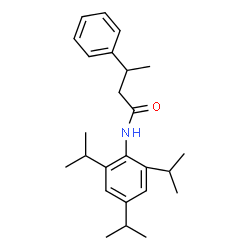 ChemSpider 2D Image | 3-Phenyl-N-(2,4,6-triisopropylphenyl)butanamide | C25H35NO