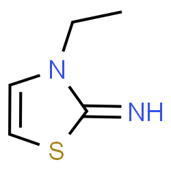 ChemSpider 2D Image | 3-Ethyl-1,3-thiazol-2(3H)-imine | C5H8N2S