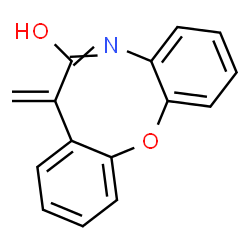ChemSpider 2D Image | 7-Methylene-5H-dibenzo[b,g][1,4]oxazocin-6(7H)-one | C15H11NO2