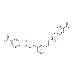 ChemSpider 2D Image | Bis(4-nitrophenyl) 1,3-phenylenebis(methylene) biscarbonate | C22H16N2O10