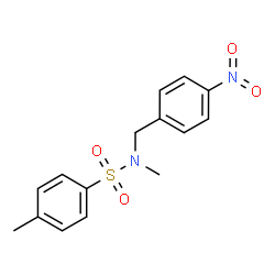 ChemSpider 2D Image | N,4-Dimethyl-N-(4-nitrobenzyl)benzenesulfonamide | C15H16N2O4S