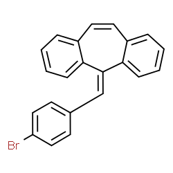 ChemSpider 2D Image | 5-(4-Bromobenzylidene)-5H-dibenzo[a,d][7]annulene | C22H15Br