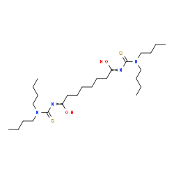 ChemSpider 2D Image | N,N'-Bis(dibutylcarbamothioyl)octanediamide | C26H50N4O2S2