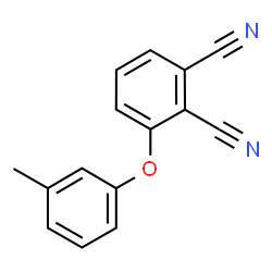 ChemSpider 2D Image | 3-(3-Methylphenoxy)phthalonitrile | C15H10N2O
