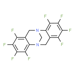 ChemSpider 2D Image | 3,4,5,6,11,12,13,14-Octafluoro-1,9-diazatetracyclo[7.7.1.0~2,7~.0~10,15~]heptadeca-2,4,6,10,12,14-hexaene | C15H6F8N2
