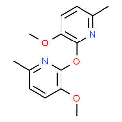ChemSpider 2D Image | 2,2'-Oxybis(3-methoxy-6-methylpyridine) | C14H16N2O3