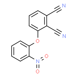 ChemSpider 2D Image | 3-(2-Nitrophenoxy)phthalonitrile | C14H7N3O3