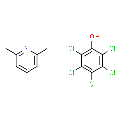 ChemSpider 2D Image | Pentachlorophenol - 2,6-dimethylpyridine (1:1) | C13H10Cl5NO