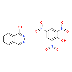 ChemSpider 2D Image | 1(2H)-Phthalazinone - 2,4,6-trinitrophenol (1:1) | C14H9N5O8