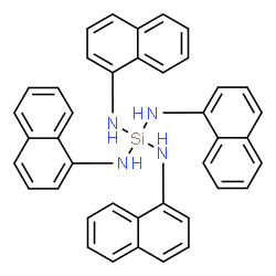 ChemSpider 2D Image | N,N',N'',N'''-Tetra(1-naphthyl)silanetetramine | C40H32N4Si