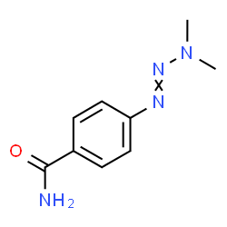 ChemSpider 2D Image | 4-(3,3-Dimethyl-1-triazen-1-yl)benzamide | C9H12N4O