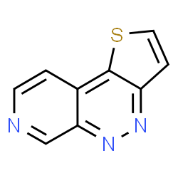 ChemSpider 2D Image | Pyrido[3,4-c]thieno[2,3-e]pyridazine | C9H5N3S