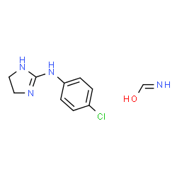 ChemSpider 2D Image | Formamide - N-(4-chlorophenyl)-4,5-dihydro-1H-imidazol-2-amine (1:1) | C10H13ClN4O