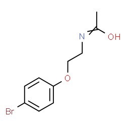 ChemSpider 2D Image | N-[2-(4-Bromophenoxy)ethyl]acetamide | C10H12BrNO2