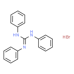 ChemSpider 2D Image | 1,2,3-Triphenylguanidine hydrobromide (1:1) | C19H18BrN3