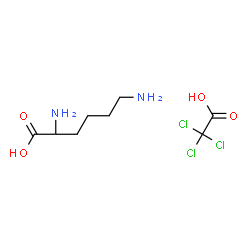 ChemSpider 2D Image | Lysine - trichloroacetic acid (1:1) | C8H15Cl3N2O4