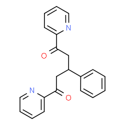 ChemSpider 2D Image | 3-Phenyl-1,5-di(2-pyridinyl)-1,5-pentanedione | C21H18N2O2