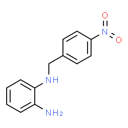 ChemSpider 2D Image | N-(4-Nitrobenzyl)-1,2-benzenediamine | C13H13N3O2
